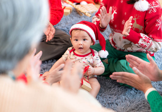 Creating a Sensory Wonderland for  Your Baby's First Christmas