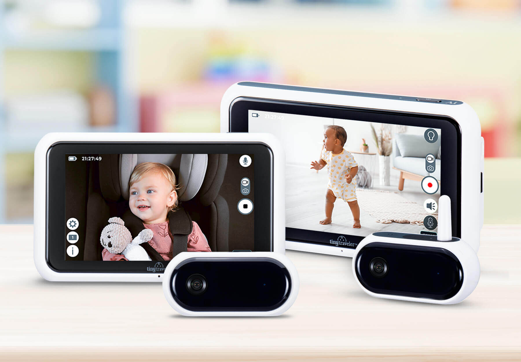 Tiny Traveler Baby Car Monitor Comparison: Classic vs. AI Classic