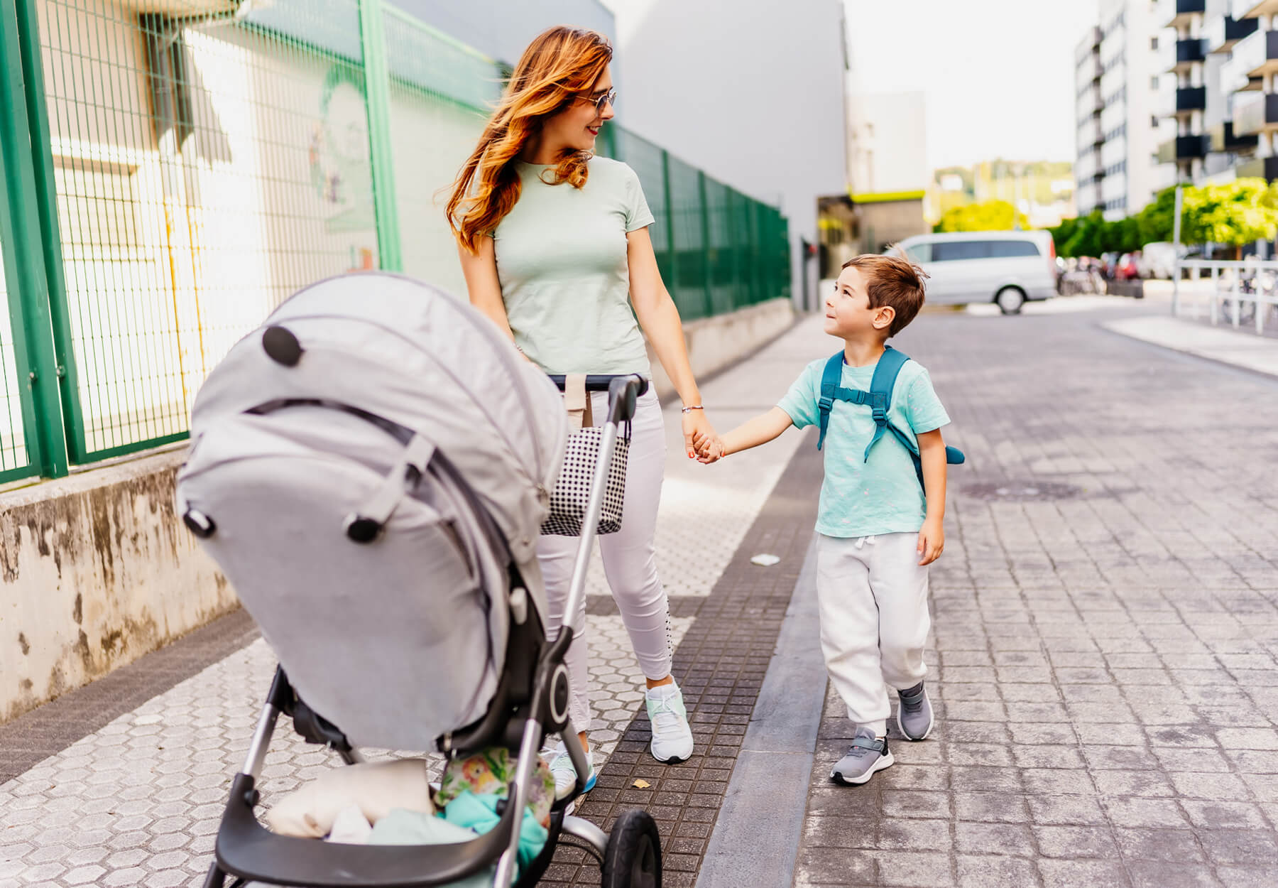 Surviving Back-to-School Season with a Newborn and a Kindergartner