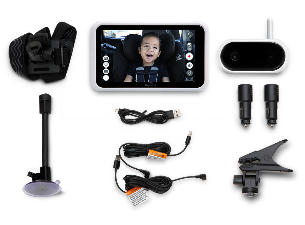 Rear Facing Baby Car Portable Baby Monitor Travel Tiny Traveler